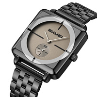 Montre-bracelet analogique à quartz antique pour homme SKMEI 2413, vente en gros, acier inoxydable, étanche 30 m, fabriquée en Chine