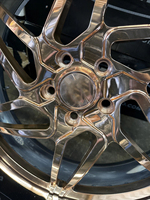 Nouvelles jantes en alliage d'aluminium forgé RCSR MTW finition or 20-30 pouces 20mm/25mm pour mise à niveau et rétrofit de la Chevrolet Impala 71