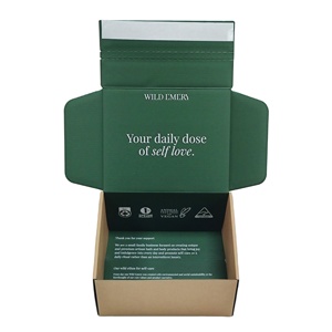 <img src='https://sc01.alicdn.com/kf/HTB1vuO0aifrK1RjSspb7634pFXaM.png'></img><span> </span>Kraft Corrugated Custom logo Shipping  Box  Recyclable Corrugated Tear off Strip Shipping E Commerce Packaging Box