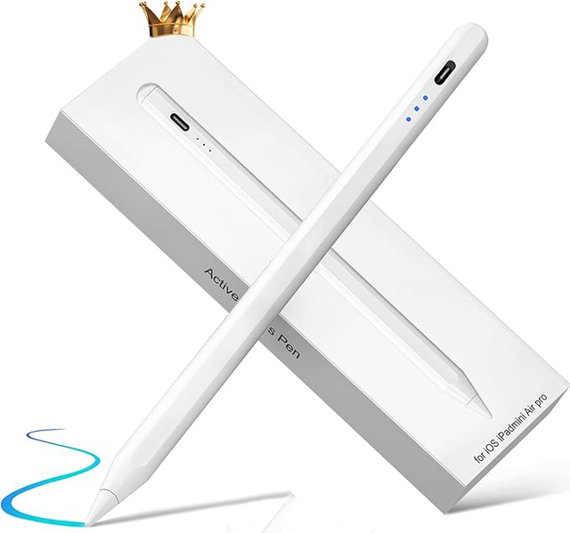 Magnetic Tablet Stylus Screen Touch Pen Universal Active Capacitive Stylus Pen Palm Rejection Tilt Angle Sensing Replaceable Nib