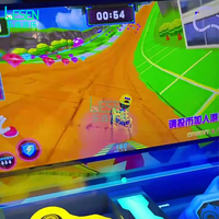 Machine de jeu d'arcade pour enfants à monnayeur, simulateur de course automobile vidéo 2 joueurs, OEM & ODM, pour parcs d'attractions, à vendre