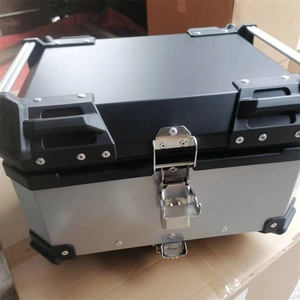 Fabricante personalizado motocicleta luxo tronco <span class=keywords><strong>80L</strong></span> scooter anti-roubo bloqueio alumínio liga top <span class=keywords><strong>box</strong></span> tronco - Product Image 2