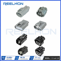 Conector Automotriz Impermeable Sellado de 1-6 Pines, 4.8mm, Alta Corriente, Macho y Hembra, para Arnés de Relé, Ventilador y Motor de Toyota (Modelo 7-1Y-4.8-11/21)
