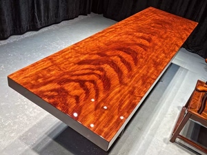 Mesa de Comedor de <span class=keywords><strong>Madera</strong></span> Maciza de <span class=keywords><strong>Bubinga</strong></span> de Lujo a Precio de Fábrica al por Mayor - Product Image 4