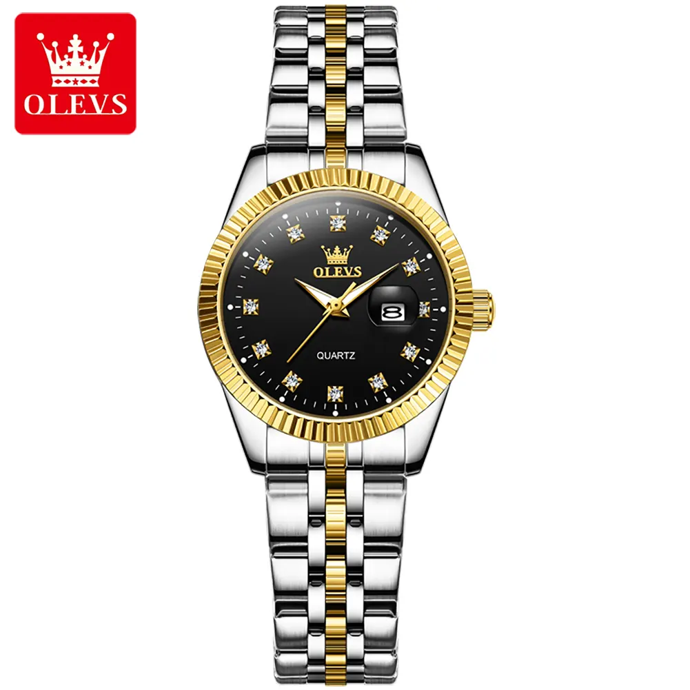 OLEVS 5526 High Quality Gold Watch Luxury Woman Watches Band Quartz Watch For Woman