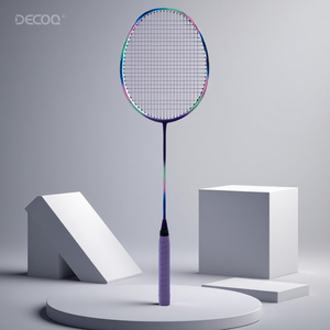 Raquette de <span class=keywords><strong>badminton</strong></span> professionnelle en Fiber de carbone de haute qualité infraction complète durable avec poignée en PU souple et dure équipement de sport de vente chaude - Product Image 2