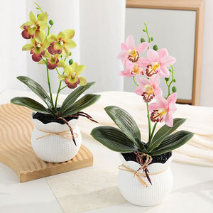 Planta Artificial de Magnolia en Maceta de Seda para Decoración del Hogar, Regalo Hecho a Mano para el Año Nuevo <span class=keywords><strong>Chino</strong></span> y Graduación - Product Image 3