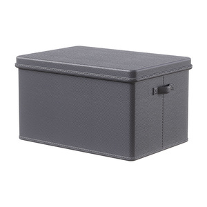 Clothing <b>Storage</b> Box With Lid Foldable Stackable 20L 42L 61L For Wardrobe Home Use - Product Image 5