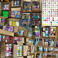 Boîte en papier personnalisée imprimée holographique pour bonbons et biscuits 3,5g Exotics Flower Cereal, découpe à la forme, sacs Mylar 3,5g avec fenêtre, combo de boîtes