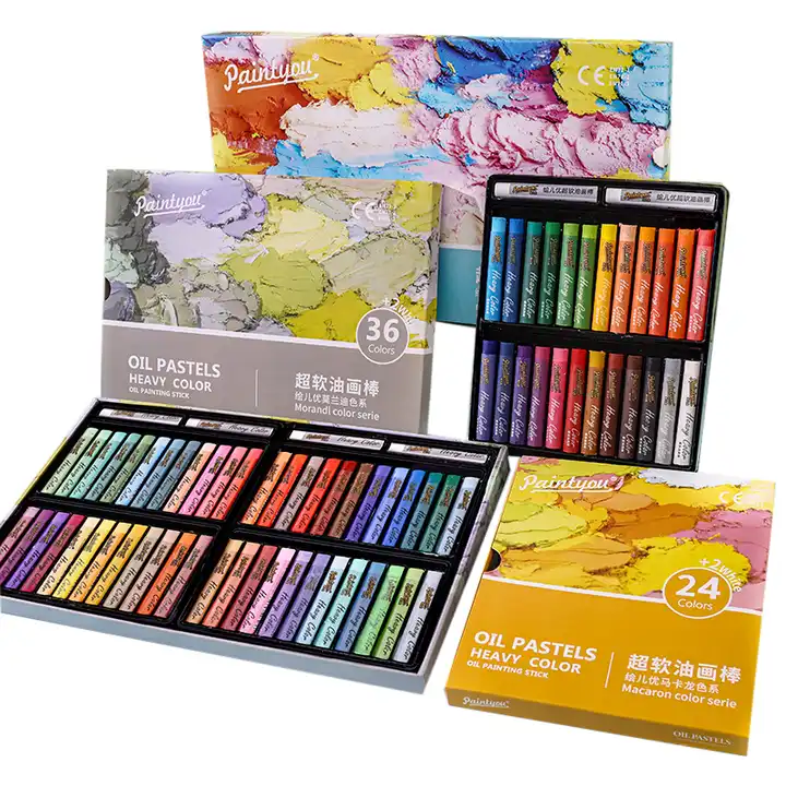 Deli 12 Colors Oil Pastels Professional Painting Oil Pastels Set Soft Oil  Pastels for Kids Artists