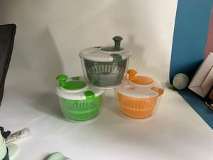 Nuevo Escurridor de Ensaladas Multiusos de Plástico, Lavador y Secador de Verduras con Tazón y Colador, Centrifugador de Lechuga - Product Image 2
