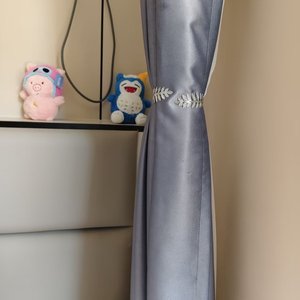 Kim loại phổ biến lá Rèm tiebacks đơn giản hiện đại Rèm Tie chủ dây đeo Tieback Màu sắc Tie trở lại móc trang trí - Product Image 4