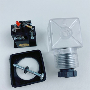 Caja de Conexiones Hidráulica para Válvula Solenoide, Rosca PG9, Conector de Enchufe 2+1GND 3+1GND - Product Image 1