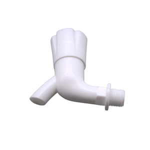 Robinet d'évier de cuisine blanc YUNSU avec poignée en forme de diamant, DN15, eau froide uniquement, en plastique - Product Image 1