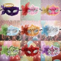 Masque en plastique tendance Yachen pour couple, accessoire de costume pour carnaval, bal masqué et fêtes d'Halloween