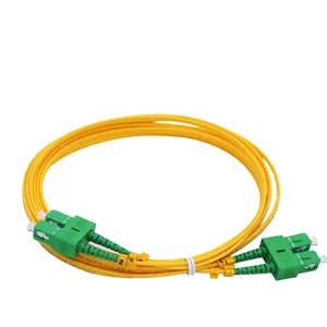 OEM/ODM Fiber optik yama kablosu dubleks lc-lc 60 m SC SingleMode lc apc-sc apc simplex yama kablosu 2m w