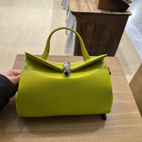 Sac à main pour femme au design unique, style français, avec poignée supérieure et bandoulière, boucle métallique, polyvalent, sac quotidien pour femme