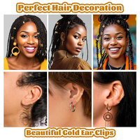 Lot de 40 Breloques Pendentif Or Argent pour Tresses, Bijoux de Cheveux pour Dreadlocks