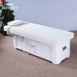 Table de massage thaïlandaise électrique moderne en bois massif réglable avec bain de pieds, fauteuil-canapé, bassin, thérapie par immersion, salle de bain, <span class=keywords><strong>sauna</strong></span>, pédicure - Product Image 4