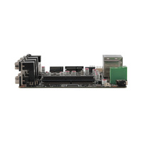 Contrôle industriel sans ventilateur double LAN 6 RS232 RS485 COM Win11 Linux pare-feu routeur GPIO carte mère