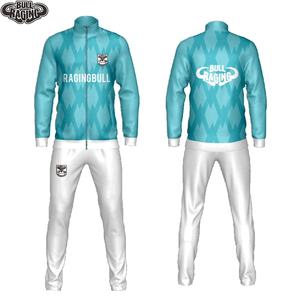 Survêtement personnalisé en polyester bleu rouge blanc imprimé par sublimation combinaison d'entraînement sportif pour la saison d'hiver en ligne sans limitation de quantité - Product Image 4