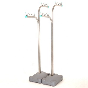 Support pliable en acier inoxydable <span class=keywords><strong>pour</strong></span> vêtements, double perche, <span class=keywords><strong>pour</strong></span> séchage de <span class=keywords><strong>linge</strong></span>, vente en gros, livraison gratuite - Product Image 2