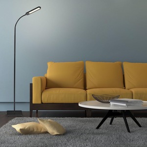 ไฟตั้งพื้นแบบยืนสำหรับตกแต่งโรงแรมโคมไฟตั้งพื้นแบบ LED หรี่แสงได้หรูหราสำหรับห้องนั่งเล่นข้างเตียง - Product Image 4