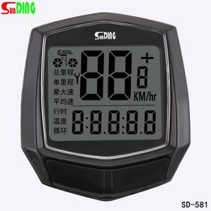 ไมล์จักรยาน Sunding รุ่น SD-581A แบบมีสาย หน้าจอ LCD แสดงผลระยะทางและความเร็ว สำหรับปั่นจักรยานและวิ่ง พร้อมคุณสมบัติกันน้ำระดับ IP65 - Product Image 1