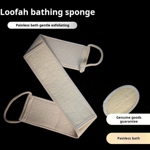 Wholesale Natural Eco-Friendly Loofah Bath Sponge Modern Long Loofah Towel <b>for</b> Soft <b>Shower</b> Cleaning <b>Back</b> Pulling Strip - Product Image 6