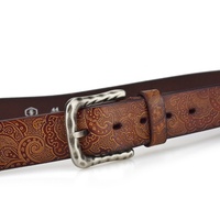 Nouvelle ceinture en cuir véritable bon marché unique pour hommes de conception