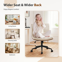 Chaise de bureau pivotante intelligente de haute qualité, 200 kg, sur mesure, pour visiteurs, avec pieds croisés et roulettes, pour bureau à domicile