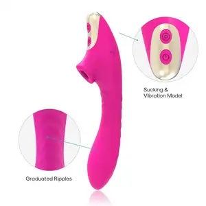 Adult Supplier Waterproof G Spot Clitoris Massager Dildo Clit Suction Vibrator For Women