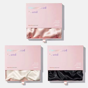 ปลอกหมอนผ้าไหมหม่อน100% ขนาด22มม. สีบริสุทธิ์สำหรับใช้ในบ้านปลอกหมอน100% ผลิตตามสั่ง - Product Image 3