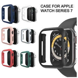Étui de protection mat de luxe pour <span class=keywords><strong>Apple</strong></span> <span class=keywords><strong>Watch</strong></span>, série 8 7 6 <span class=keywords><strong>SE</strong></span> 5, pare-chocs en PC, 41 mm, 45 mm, 40 mm, 44 mm, pour IWatch, cadre rigide - Product Image 3