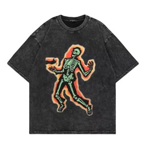 เสื้อยืดวินเทจแบบหนา 230 กรัม ทรงโอเวอร์ไซส์ ล้างสีแบบแอซิดวอช ขายส่ง เสื้อยืดคอตตอนหนา ล้างสีแบบแอซิดวอช สำหรับผู้ชาย - Product Image 4