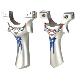 Tirachinas de Banda Elástica Plana para Deportes al Aire Libre, Tirachinas Pequeño Monstruo de Aleación de Aluminio de Alta Precisión, Accesorios de Caza y Tiro - Product Image 5