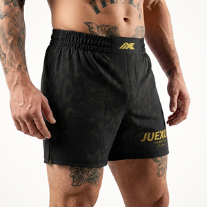 OEM/ODM Custom Dark Python Print Spandex/Polyester Sportswear Training Shorts For BJJ MMA Wrestling-Quick Dry Sublimation