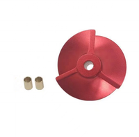 Hélice de Jet Boat RC personnalisée 5mm 40mm 3 pales Propulseur de pompe à jet Turbo CNC Prop Turbine