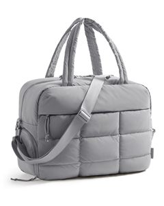 Quilted Nylon Puffer Tote <b>Bag</b> Personal Item <b>Bag</b> for Airlines <b>Overnight</b> <b>Bag</b> Gym <b>Bag</b> - Product Image 4