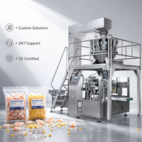 Machine d'emballage rotative haute vitesse pour sachets préformés, machine de remplissage automatique Doypack pour aliments surgelés, viande, fruits de mer, usine