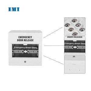 Pulsante di Emergenza Verde Rosso Bianco per Sblocco Porta, Sistema di Allarme Rottura Vetro, Interruttore Allarme Incendio, Pulsante di Uscita a Rottura Vetro - Product Image 5