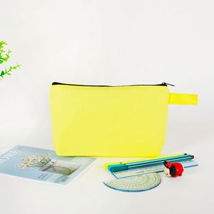 Eco-Friendly Cotton Canvas Pencil <b>Case</b> With Zipper <b>Makeup</b> Organizer Set for School Gift Bulk - Product Image 1