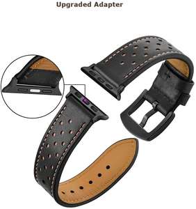Correa de reloj de cuero para hombre de lujo Vintage para Apple <span class=keywords><strong>iWatch</strong></span> 38mm 40mm 42mm 44mm <span class=keywords><strong>barato</strong></span> y elegante - Product Image 3