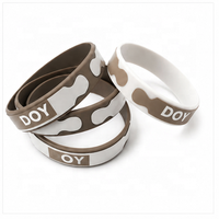 Bracelets en silicone et bracelets personnalisés pas chers avec impression de nom personnalisé, logo sportif 3D