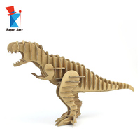 Puzzle 3D de dinosaure en carton DIY, jouet éducatif pour enfants de 5 à 7 ans