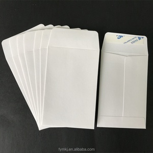 Großhandel Custom Mini Wallet Umschlag 70*100mm <span class=keywords><strong>Standard</strong></span> Weiß Leder versiegelt Kraft material anpassbar - Product Image 1