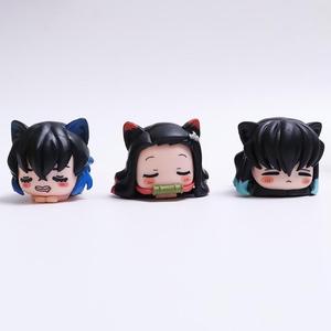 Set <span class=keywords><strong>de</strong></span> 6 Figuras <span class=keywords><strong>de</strong></span> Acción <span class=keywords><strong>de</strong></span> Anime Japonés, Estilos Nuevos, Personajes <span class=keywords><strong>de</strong></span> Dibujos Animados como <span class=keywords><strong>Tanjiro</strong></span>, Nezuko, Zenitsu Agatsuma, Figuras Coleccionables <span class=keywords><strong>de</strong></span> PVC - Product Image 2