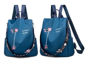 Mochilas de Moda con Bordado de Flores <span class=keywords><strong>para</strong></span> Mujer, Gran Capacidad, Tela Oxford, <span class=keywords><strong>Mochila</strong></span> Escolar <span class=keywords><strong>para</strong></span> Estudiantes - Product Image 5