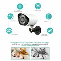 1080P Keamanan 4ch Set Lengkap CCTV KIT Kamera Analog AHD KIT IR PC Remote XMEYE MINI Bullet Outdoor