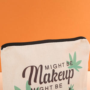 Offre Spéciale toile créative maquillage sac étudiant coton lin stylo sac porte-crayon cadeau publicité <span class=keywords><strong>toilette</strong></span> cosmétiques pochette sac - Product Image 3
